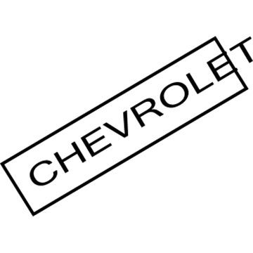 GM 15102877 Nameplate