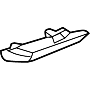 GM 39018880 Rocker Molding Rear Cover, Passenger Side