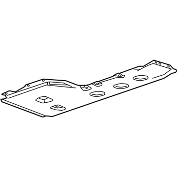 Cadillac Underbody Splash Shield - 23497849