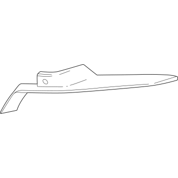 GM 85141130 Trim Molding, Driver Side, Carbon