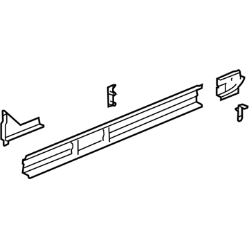 GM 25774227 Inner Rocker, Passenger Side