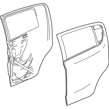 Chevy 42349044 Door Shell