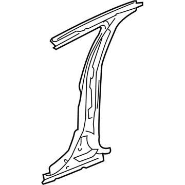GM 22724355 Center Pillar Reinforcement, Outer Driver Side
