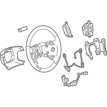 Cadillac Steering Wheel - 25909802