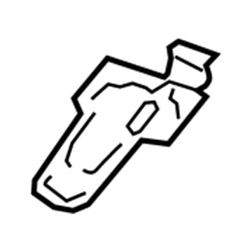 GM 23254376 Seat Belt Reinforcement, Driver Side