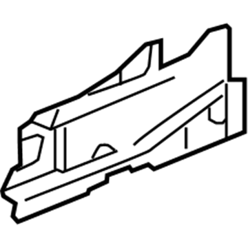 GM 23254345 Inner Rail Extension, Driver Side