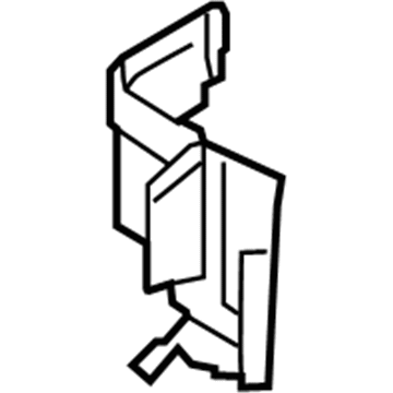 GM 84056162 Side Extension, Driver Side