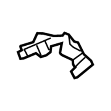 GM 84218955 Lower Rail Lower Support, Rear Passenger Side