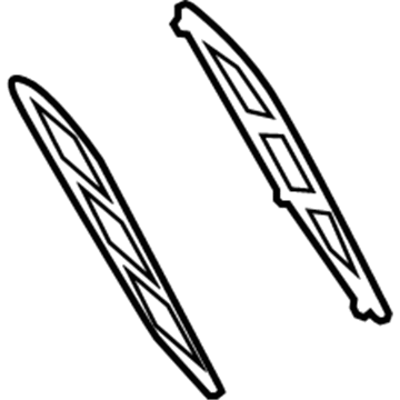 GM 20811309 Hood Ornament, Driver Side