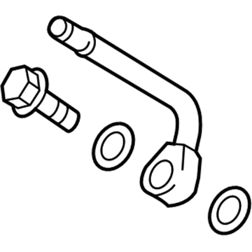 Chevy Express 2500 Coolant Pipe - 24586932