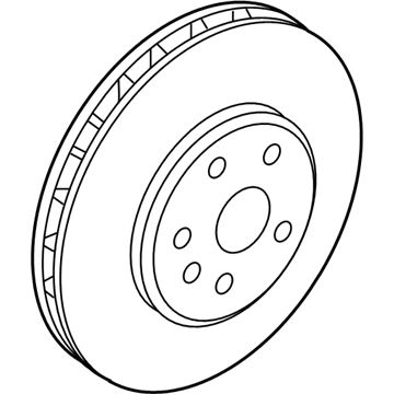 2007 Cadillac CTS Brake Disc - 25750248