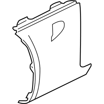 GM 25996760 Fender, Front Passenger Side