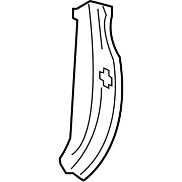 GM 21999274 Lock Pillar, Passenger Side