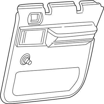 Chevy 15183105 Door Trim Panel