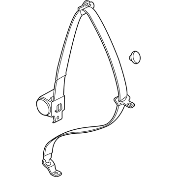 GM 89027340 Lap & Shoulder Belt