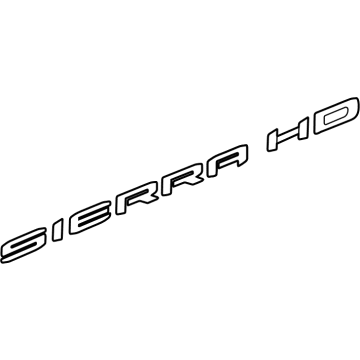 GMC Sierra 2500 HD Emblem - 85004682