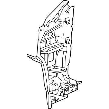 GM 39130468 Hinge Pillar Reinforcement, Outer Driver Side