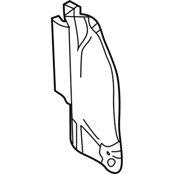 GM 39130318 Gusset, Front Passenger Side