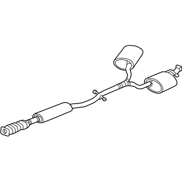 Pontiac Exhaust Pipe - 25702186