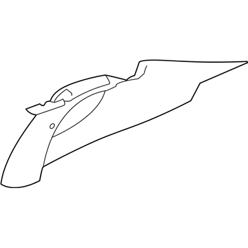 GM 15925753 Upper Trim Panel, Driver Side