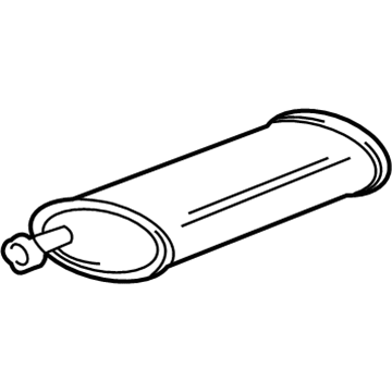 Pontiac Montana Muffler - 10317624