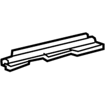 GM 22880209 Track Cover, Black, Front