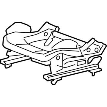 GM 84272352 Cushion Frame, Front
