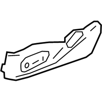 GM 23284794 Trim Cover, Front Driver Side
