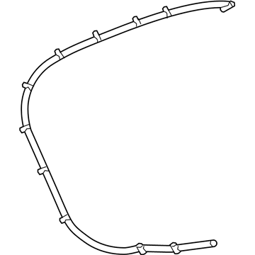 GM 84165524 Washer Hose, Rear