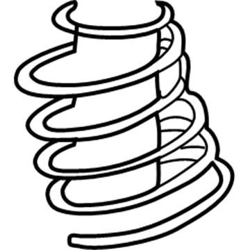 GM 10391596 Spring, Rear Passenger Side
