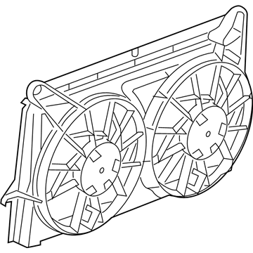 Chevy Silverado 1500 Fan Shroud - 25880379
