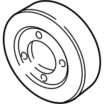 Cadillac DeVille Water Pump Pulley - 22517723