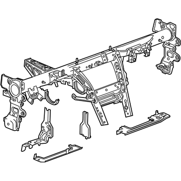 GM 84119302 Reinforcement Beam