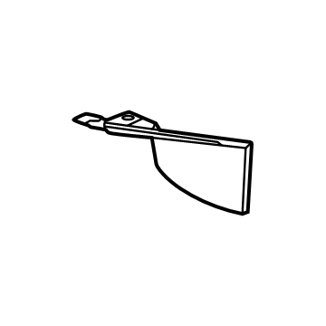 GM 84839551 Air Deflector, Front Driver Side