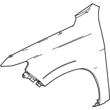GM 84384206 Fender, Front Driver Side