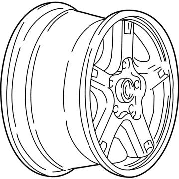 2001 Chevy Corvette Spare Wheel - 9594011
