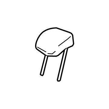 Cadillac 84724377 Headrest