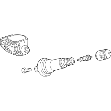 Cadillac TPMS Sensor - 13556202