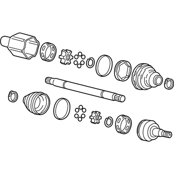 Chevy Corvette Axle Shaft - 23301163
