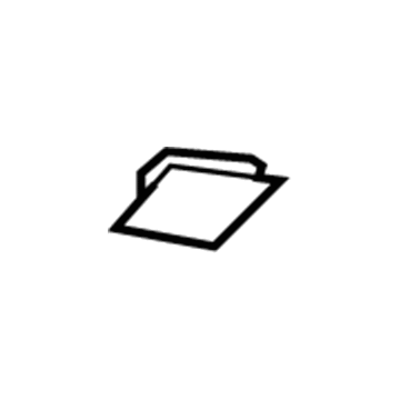 GM 10388282 Windshield Pillar Trim Cap, Gray, Passenger Side