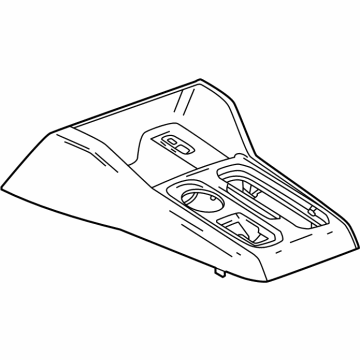 GM 87859265 Shift Panel, Jet Black, Front