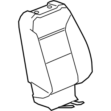 GM 84642502 Seat Back Cover, Passenger Side