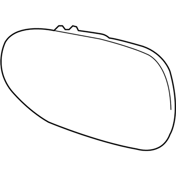 Pontiac Solstice Side View Mirrors - 15236511
