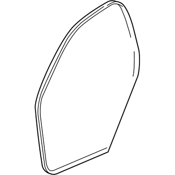 GM 84234953 Door Weatherstrip, Driver Side