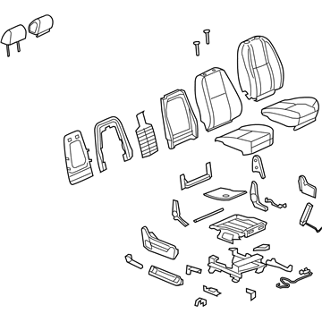 GM 25978524 Seat Assembly, Titanium