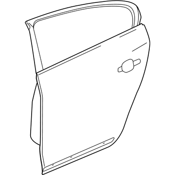 GM 13469926 Door Shell, Driver Side