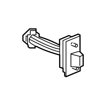 GM 23360940 Door Check, Rear Lower