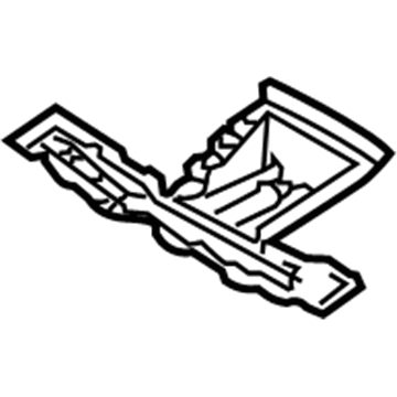 Pontiac 96534327 Tow Hook Bracket