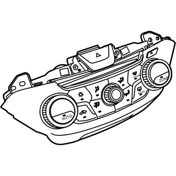 Chevy HVAC Control Module - 92273254