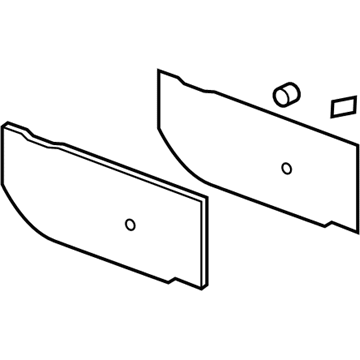 GM 25905754 Lower Panel, Driver Side